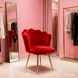 Taburete <span class=keywords><strong>de</strong></span> Vestidor Personalizado <span class=keywords><strong>de</strong></span> Alta Gama, Silla <span class=keywords><strong>de</strong></span> Maquillaje para Dormitorio, Silla <span class=keywords><strong>de</strong></span> Escritorio <span class=keywords><strong>de</strong></span> <span class=keywords><strong>Lujo</strong></span> Ligero, Silla <span class=keywords><strong>de</strong></span> Recepción para Centro Comercial y Hotel, Silla Simple con Bolsa Suave - Product Image 2