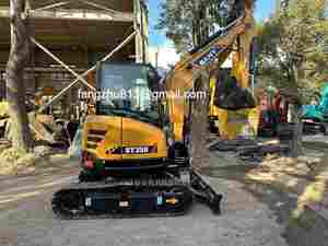 Miniexcavadora Sany Sy35 con pocas horas de trabajo, excavadora de cadenas Sany 35 fabricada en China, precio bajo en oferta en Shanghái - Product Image 3