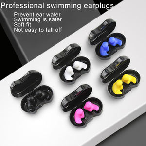 ชุดที่อุดหูซิลิโคนนิ่มเป็นมิตรต่อสิ่งแวดล้อมสำหรับเด็กผู้ใหญ่ผู้เริ่มหัดว่ายน้ำและดำน้ำ - Product Image 3