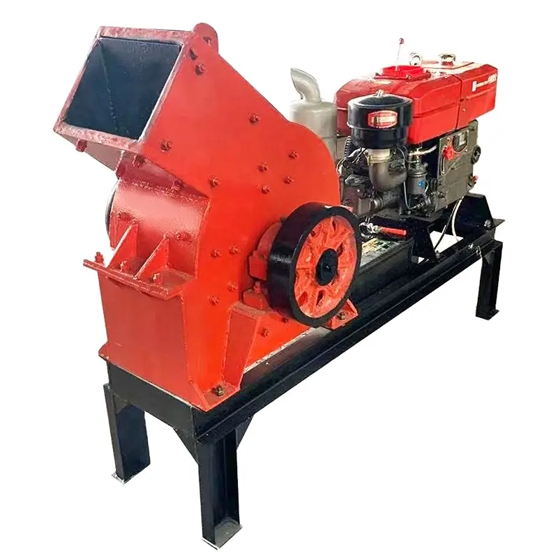Máquina trituradora de martillo para minería de hormigón de roca pequeña que hace la planta de procesamiento de arena
