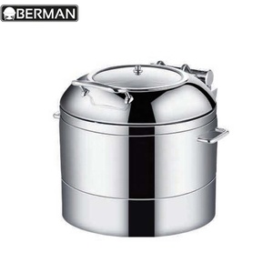 Yiwu Đồ Dùng Nhà Bếp Nhà Máy Nóng Và Lạnh Chafing Món Ăn Phục Vụ Đồ Dùng Vàng shaffing Món Ăn Quảng Đông Thực Phẩm Ấm Hơn Tự Chọn Máy Chủ - Product Image 4