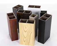 Interior Wpc Tube 100x100MM 50x100mm Wpc Beams WPC Timber Tube Column