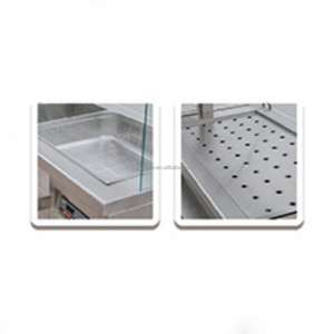 Thép không gỉ điện tự chọn Bain Marie xe đẩy thực phẩm ấm hơn với tủ tự chọn góc tủ làm mát TỦ TRƯNG BÀY - Product Image 4