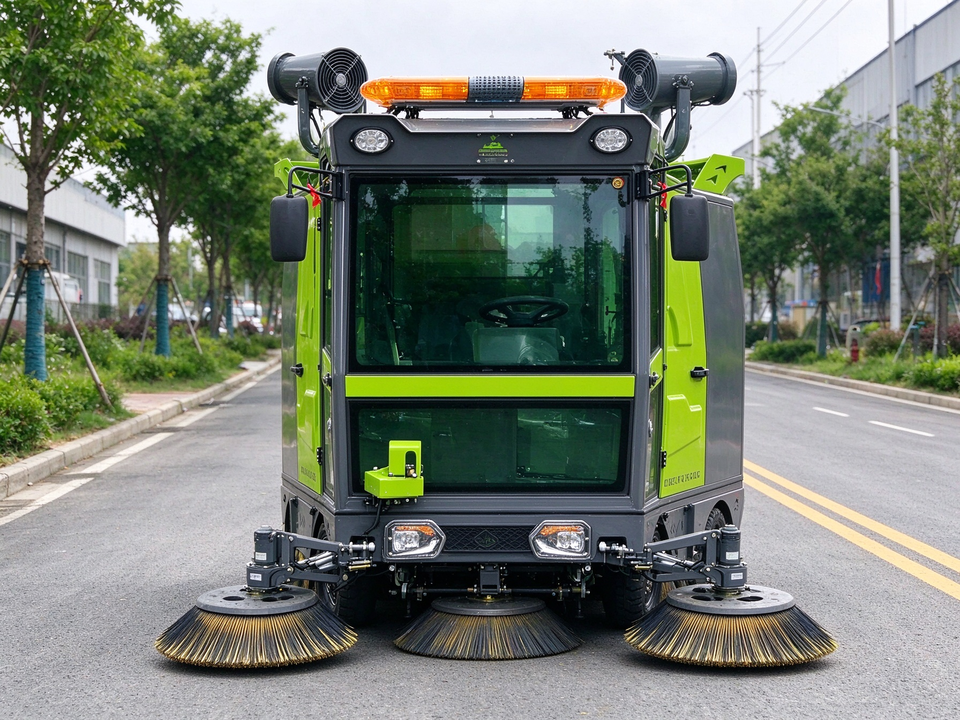 Industrial Floor Sweeper Heavy Duty Ride On Sweeper For Workshop And ...