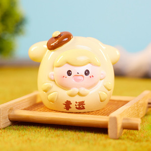 Animal Party Blind <b>Box</b> Resin Figurines Cute Cartoon Characters Desktop Dolls For Kids Holiday Gifts - Product Image 3