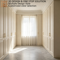 Armoire de style italien, en MDF brillant, avec porte miroir à fermeture douce, personnalisable, modulaire, grande capacité