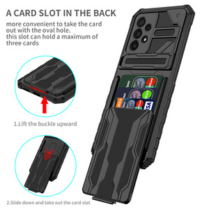 <span class=keywords><strong>Coque</strong></span> de <span class=keywords><strong>protection</strong></span> antichoc avec fente pour carte et support pour <span class=keywords><strong>Samsung</strong></span> <span class=keywords><strong>Galaxy</strong></span> A53 A13 A04S A21S A20S A10S A72 A02 - Product Image 2