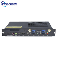 INGSCREEN OPS komputer Pc Industri CPU penjualan laris mendukung tampilan 4K bisnis baru kantor Ops komputer Pc hitam Mini