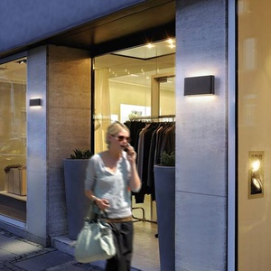 铝制户外发光二极管壁灯IP65防水12w功率3000K CCT色温花园走廊过道长廊庭院 - Product Image 4