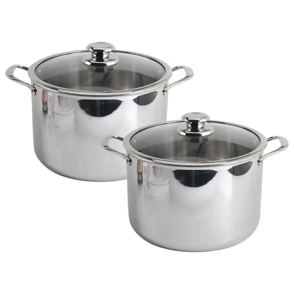 with cover dishwasher-safe for easy cleaning Tri-Ply Stainless Steel 6-Quart Stockpot