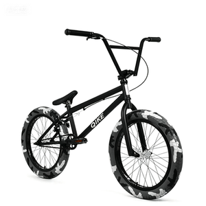 Vélo <span class=keywords><strong>BMX</strong></span> Freestyle à une vitesse en acier chromoly et alliage d'aluminium de 20 pouces <span class=keywords><strong>avec</strong></span> frein en U et gros pneus, vélo de sport - Product Image 4