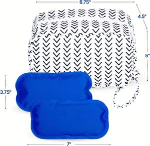 Personalized High Quality <b>Portable</b> Temperature <b>Lock</b> Thermal/Insulated/Aluminum Foil /Travel/Breast Milk Cooler Bag - Product Image 3