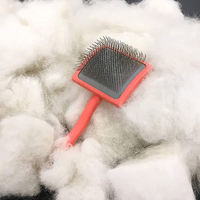 Peigne relaxant de massage, brosse de toilettage, brosse autonettoyante pour chiens et chats