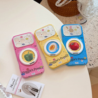 Opvouwbare fruit- en groentestandaard Geschikt voor 17 mobiele telefoonhoesjes, 15 draaibare beugels Dubbellaags all-inclusive ontwerp