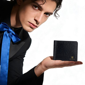 BULLCAPTAIN Real Cow <b>Leather</b> <b>Men's</b> <b>Wallet</b> Multi-<b>card</b> Capacity RFID Credit <b>Card</b> Cow <b>Leather</b> Purse Presents to <b>Men</b> Gifts - Product Image 2