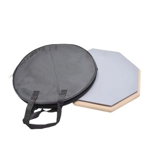 12-Inch Black <strong>Practice</strong> <strong>Pad</strong> Bag with Handle Water-Resistant Lightweight for Drum <strong>Pads</strong> Easy to Carry Durable Musical Accessory - Product Image 3