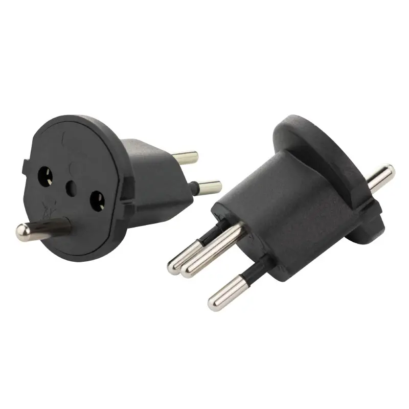 10A 250V Switzerland power socket France/Germany to swiss plug adapter With cylinder