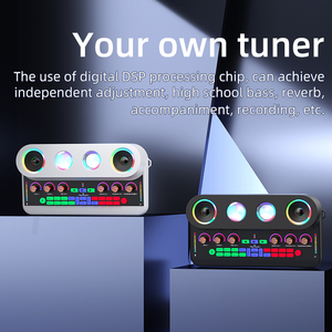 Hot All in One USB Audio Interface Casque Microphone Consola <span class=keywords><strong>Tream</strong></span> Live the Sound Card Live Stream avec Microphone pour Tiktok - Product Image 3