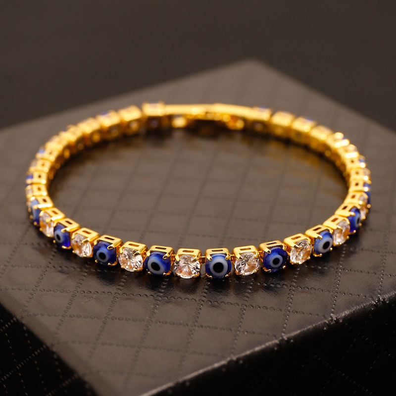 Blue Eyes Bracelet [Gold] 17cm