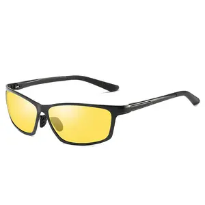Al Mg kacamata hitam terpolarisasi, kacamata olahraga bingkai untuk penglihatan malam mengemudi memancing