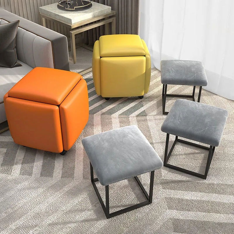 Уличный Кубик Рубика для гостиной, диван, обеденный стул для отдыха, стулья пять в одном, оттоманка, складной стул