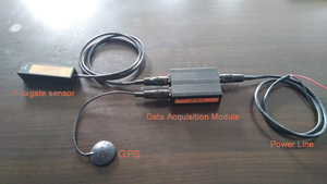 UAV Drone Usado Fluxgate Magnetômetro Airborne Geophysics Survey - Product Image 2