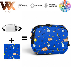 Wasbare Vintage Schattige Parkentas Ritszak Op Maat Jumbo Heuptas Op Maat Bedrukte Cartoon Buiktas Heuptassen Unisex 2026 - Product Image 1