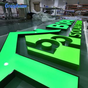 Letreros Comerciales 3D para Exteriores, Letreros Acrílicos con Logotipo de Tienda, Letras de Canal Iluminadas con LED, Letreros Electrónicos - Product Image 4
