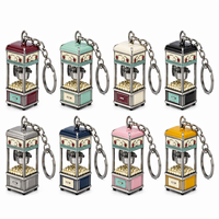Porte-clés en émail dur personnalisé, appareil de cuisine rétro, machine à pop-corn vintage haut de gamme, cadeau en alliage de zinc, breloque 3D pour les gourmets