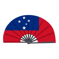 Éventails pliants en plastique avec drapeau de Samoa pour carnaval, mariage, festival, fête, agence de voyage - Vente en gros