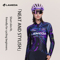 LAMEDA Ropa de Ciclismo Personalizada para Hombre, Jersey de Ciclismo Softshell de Invierno, Forro Polar Térmico, Resistente al Agua