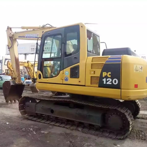 Excavadora Komatsu usada 120-6 Excavadora sobre orugas de estado superior PC120/PC130 con cilindro hidráulico y motor Hydac - Product Image 1