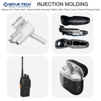 Carcasa de Plástico y Componentes de Botones para Control Remoto de TV, Moldeados por Inyección de Alta Precisión y Personalizados