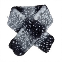Écharpes de luxe en fausse fourrure pour femmes, couleur café, en peluche, épaisses, 90 cm, accessoires chauds pour l'automne/hiver, vente en gros, OEM/ODM
