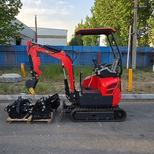 Mini-excavatrice d'usine multifonctionnelle pour travaux agricoles, ménagers et d'ingénierie, machine à creuser pour vergers, mini-excavatrice sur chenilles - Product Image 1