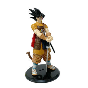 Nouveau Styel20cm Dragons Balls Anime Action Figure Super Saiyan Broly Samurai Cheveux Noirs <span class=keywords><strong>Goku</strong></span> Samurai Stance Anime Figure Modèle - Product Image 4