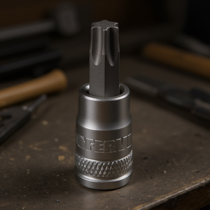 Fervi <b>Socket</b> With Torx Insert 10mm Hex Drive For Precision Fastening Tasks - Product Image 3