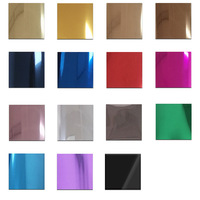 Vinilo Termotransferible PU Suave para Grabado Metálico, Vinilo Termoadhesivo de Colores para Prensa Térmica, Vinilo Fácil de Despegar para Plotter de Corte
