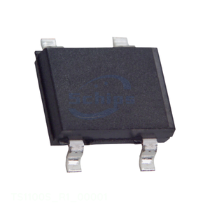 Diodes 4-SMD, Gull Wing Electronic Integrated Circuits Authorized Distributor TS1100S_R1_00001 BRIDGE RECT 1P 100V 1A 4MICRODIP - Product Image 1