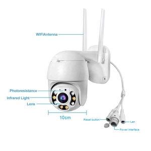 Camera an ninh ngoài trời không dây ICSEE A6 3MP PTZ với tầm nhìn ban đêm màu sắc đầy đủ, cảm biến CMOS, lưu trữ đám mây, chống nước IP54 - Product Image 2