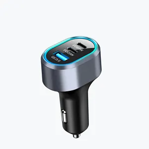 Vendite calde 85W caricabatteria da auto adattatore USB 3 porte ricarica rapida per auto