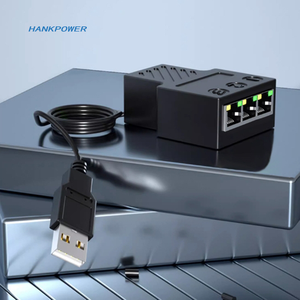 <span class=keywords><strong>3</strong></span> In 1 Rj45 Ethernet Splitter 1 Tot <span class=keywords><strong>3</strong></span> Netwerk Extensie Met Usb Stroomkabel 8p8c Lan Interface Internet Splitter Connector - Product Image 3