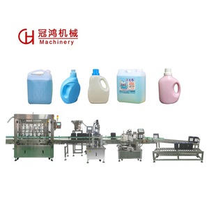 Độ chính xác cao làm đầy của dầu gội sữa tắm và tay xà phòng điền đóng nắp và ghi nhãn tất cả-trong-một dây chuyền sản xuất - Product Image 1