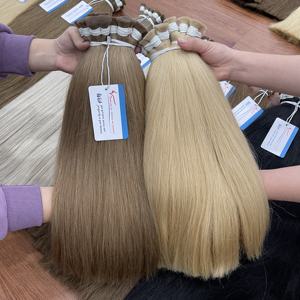 Cheveux en vrac naturel droit 100% vietnamien remy cheveux humains beaucoup de couleurs Double faisceaux en gros beaucoup de couleurs - Product Image 1