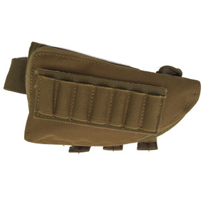 1000D Tactical Buttstock Shell Holder Cheek Rest Pouch 12G EDC Molle Pouch Cartridge Holder - Product Image 5