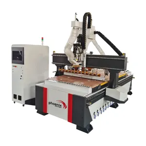 Máy Quảng Cáo Router Cnc Khắc Gỗ 380V Có Bàn Chân Không