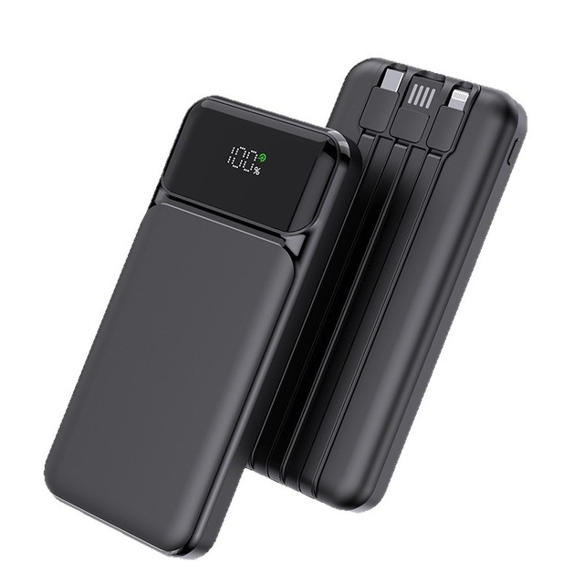 PD22.5W Super Fast Charging Treasure Mobile Power Bank with Digital Display Plastic Material Custom Brand