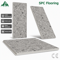 Wasserfester Fliesen-Effekt SPC Klick-Bodenbelag 5mm Grau 12 Mil Einfache Installation Individuelle Farbe Direkt ab Werk Leicht zu Reinigen Langlebig