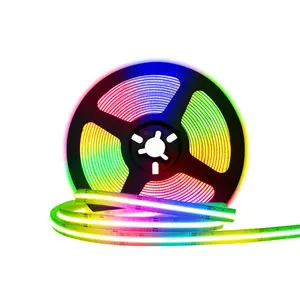 Striscia Led RGB Dream Color con connettore sorgente luminosa COB 720Led/m 10MM larghezza PCB striscia luminosa a Led multicolore