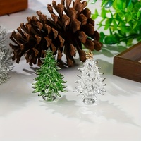 Vente en gros d'ornements en verre et de créations en cristal, arbre de Noël créatif en cristal artificiel